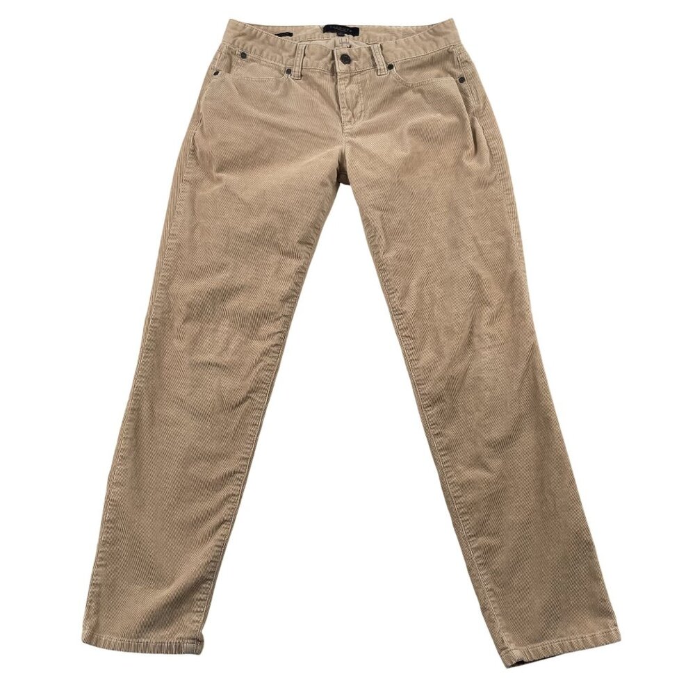 Talbots Signature Corduroy Pants Womens 4 Tan Cords